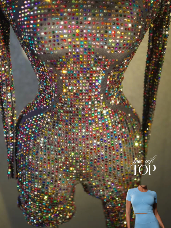 Bet On Yourself Jumpsuit - Rainbow