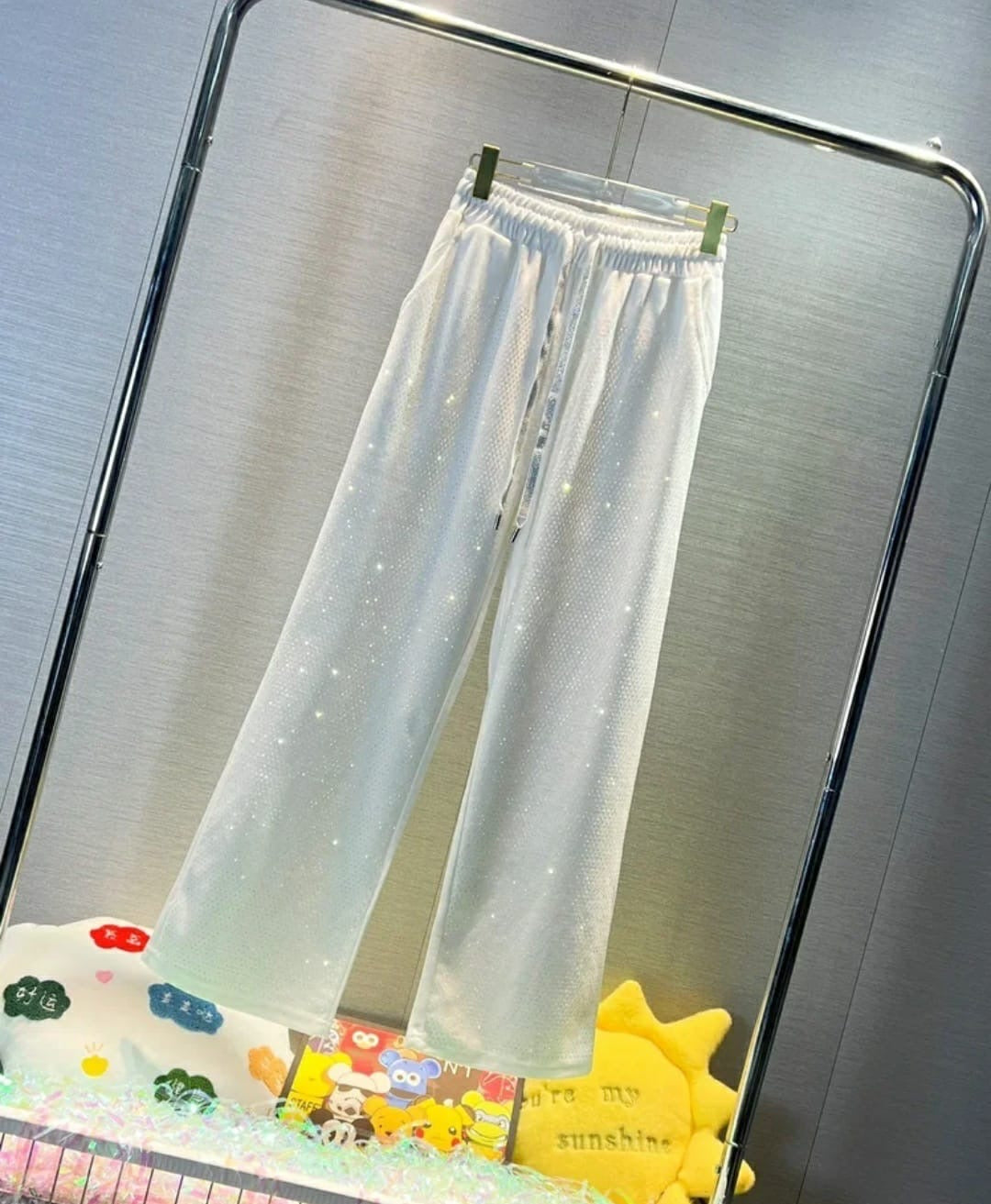Ice Ice Baby Bottoms - Pearl White