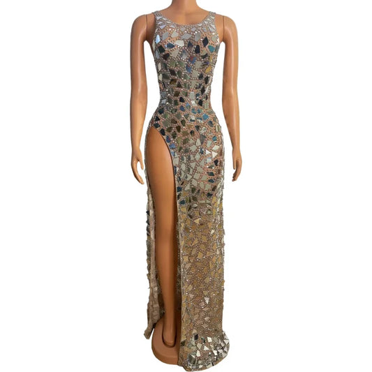 Happy Birthday Dress - Silver