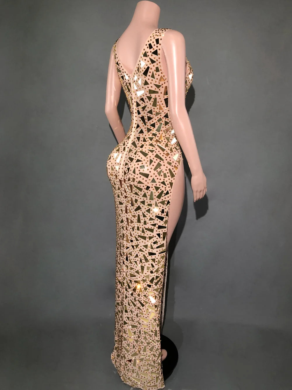 Happy Birthday Dress - Gold