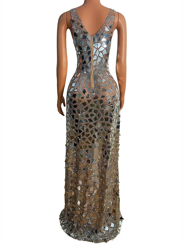 Happy Birthday Dress - Silver