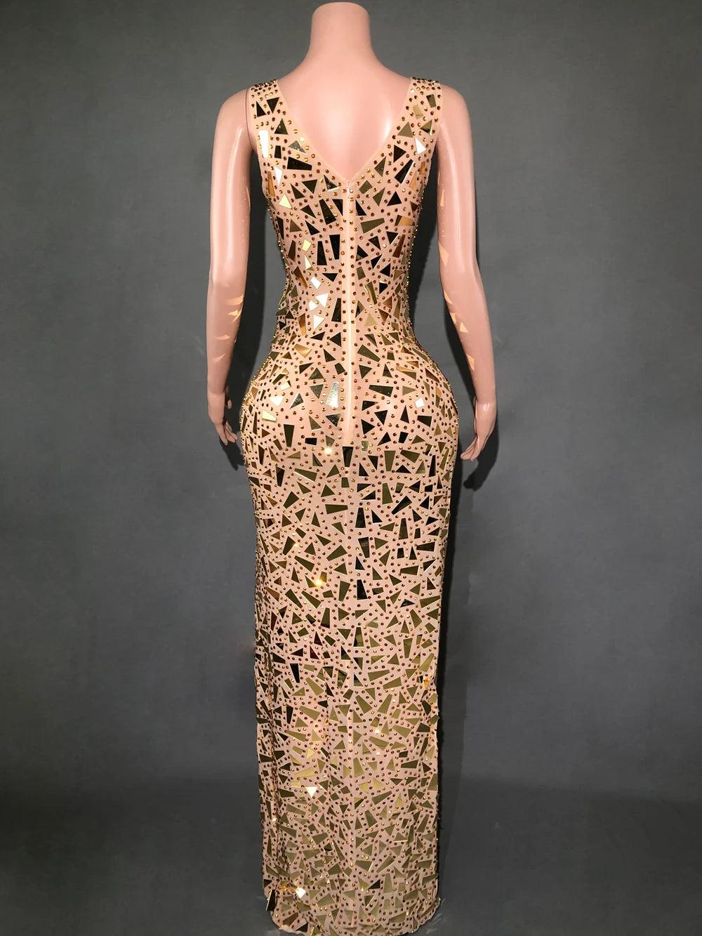 Happy Birthday Dress - Gold