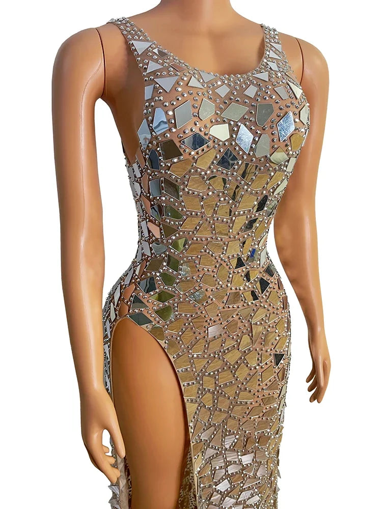 Happy Birthday Dress - Silver