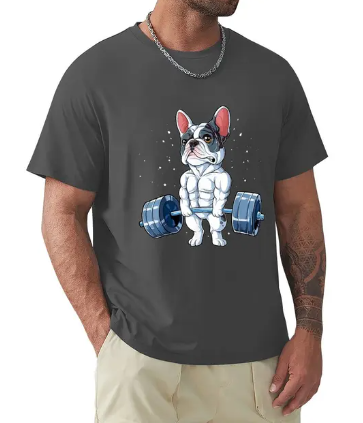French Bulldog Weightlifting - Dark Grey