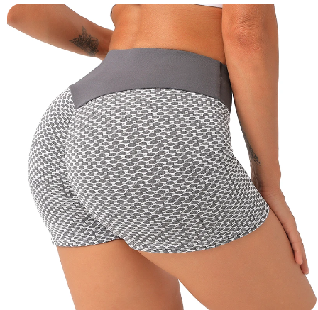 Squat, Smile, Slay Shorts - Chromite Grey