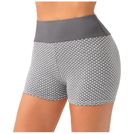 Squat, Smile, Slay Shorts - Chromite Grey