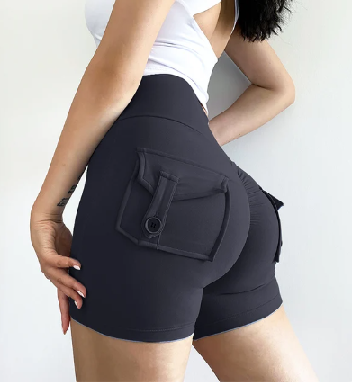 Sexy and I Know It Shorts with Pockets - Mystique Black