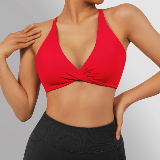 S'il Vous Play Sports Bra - Phoenix Red