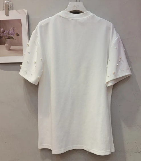 Sparkle Queen Top - Marshmellow White