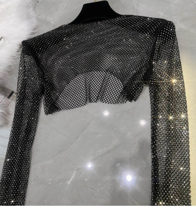 Pixie Dust Top - Black Sapphire