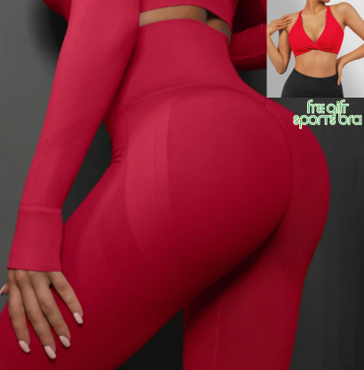 All or Nothing Leggings - Ruby Red