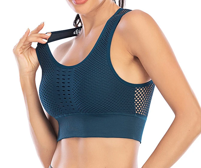 To Me From Me Sports Bra - Marina Blue