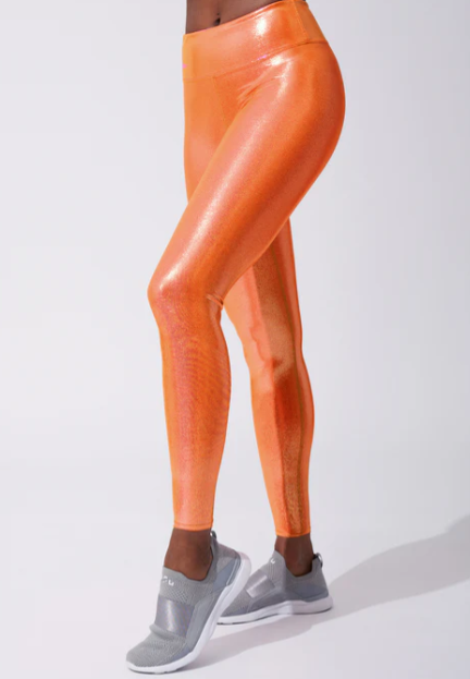 Girls Just Wanna Have Fun Leggings - Orange