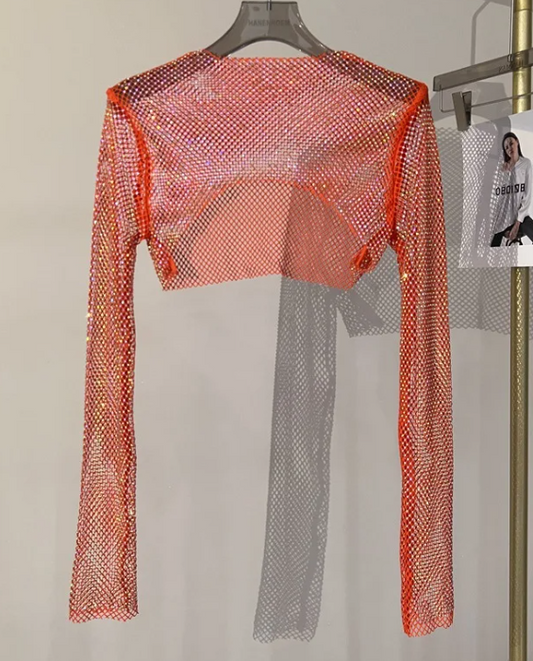 Pixie Dust Top - Sunset Red