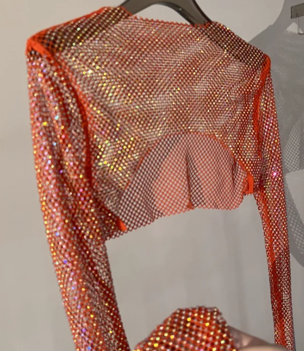 Pixie Dust Top - Sunset Red