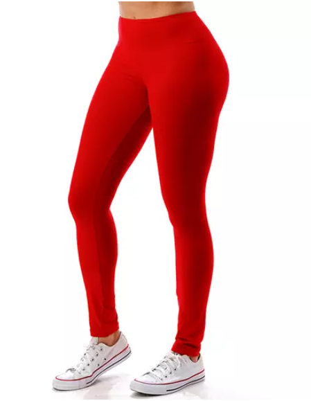 Grab and Go Leggings - Cardinal Red