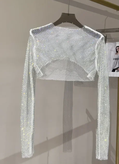 Pixie Dust Top - Chiffon White