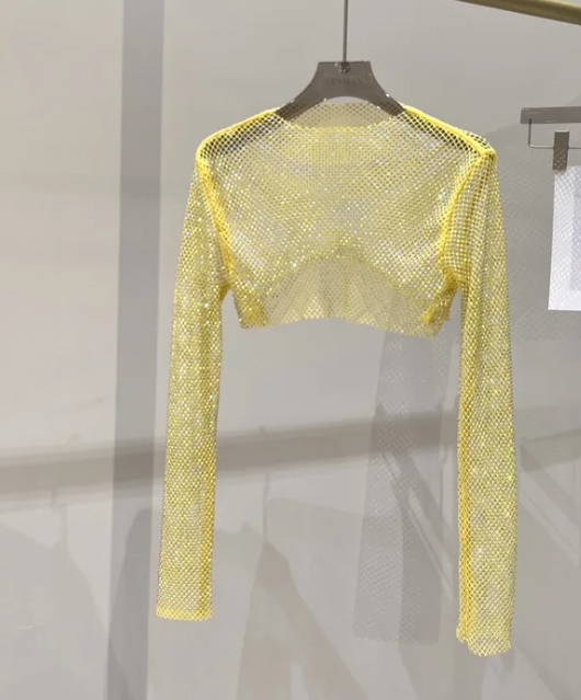Pixie Dust Top - Lemon Yellow