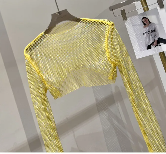 Pixie Dust Top - Lemon Yellow